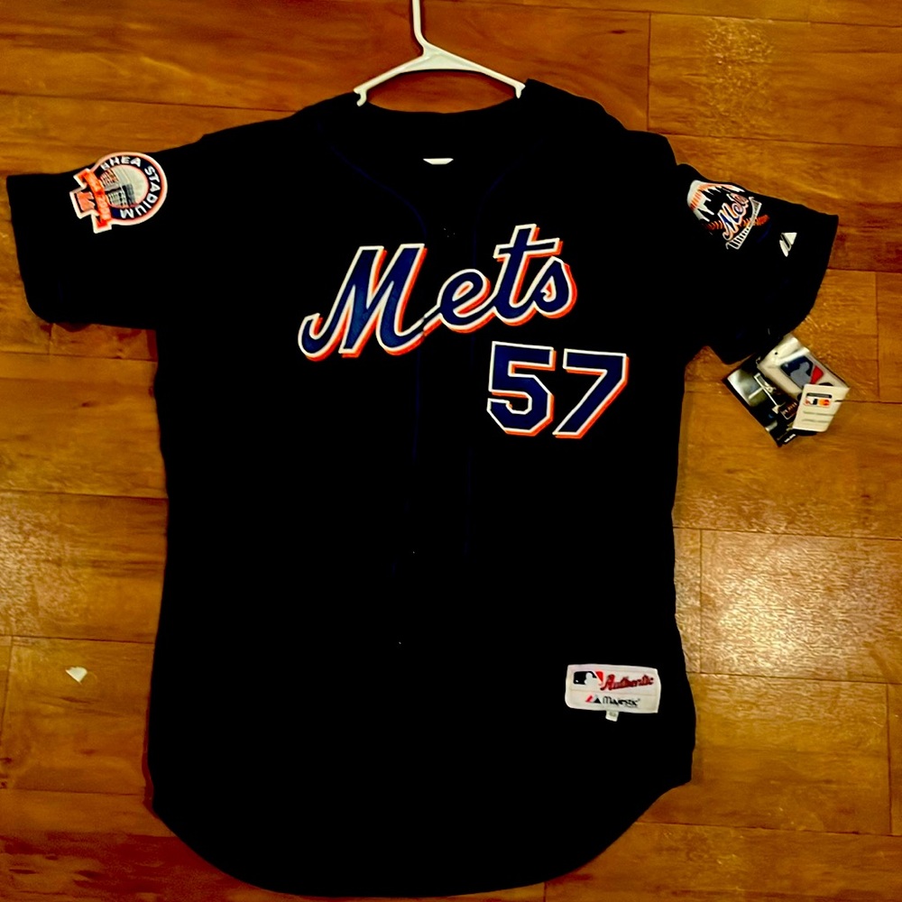 COPY - Official Authentic NY Mets Jersey. Shea Stadium final season 2008. Santa…